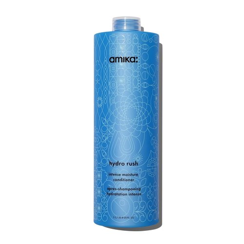 Amika Hydro Rush Conditioner - Intense Moisture with Hyaluronic Acid | 10.1 oz
