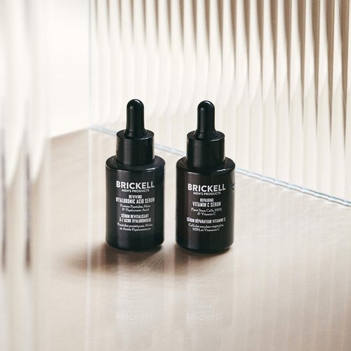 Brickell Men's Daily Anti-Aging Serum - All-Natural, Unscented Formula for Day and Night Use