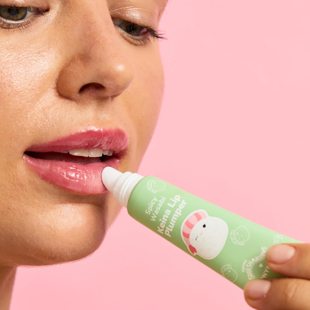 TONYMOLY Keina Keychain Lip Gloss - Spicy Wasabi Sheer, Plumping & Hydrating, Non-Sticky | 11ml Limited Edition