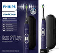 Philips Sonicare Rechargeable Electric Toothbrush - Pressure Sensor, 3 Modes, Travel Case, Deep Purple, Model HX6471/03