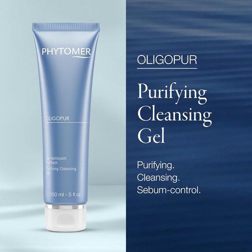 Phytomer Oligopur Purifying Cleansing Gel - Energizing Face Wash for Balanced Skin | Natural Ingredients | 150ml