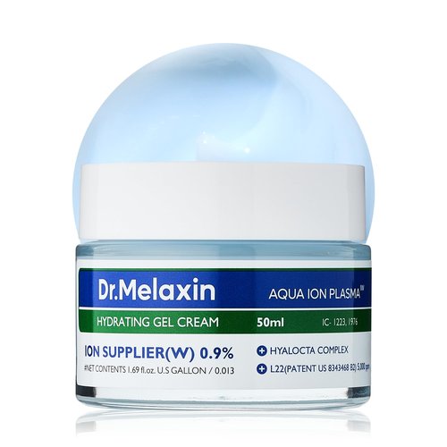 Dr.Melaxin Aqua Ion Plasma Hydrating Gel Cream for Dry & Sensitive Skin, Facial Moisturizing, Korean Skincare 50ml, 1.69 fl.oz