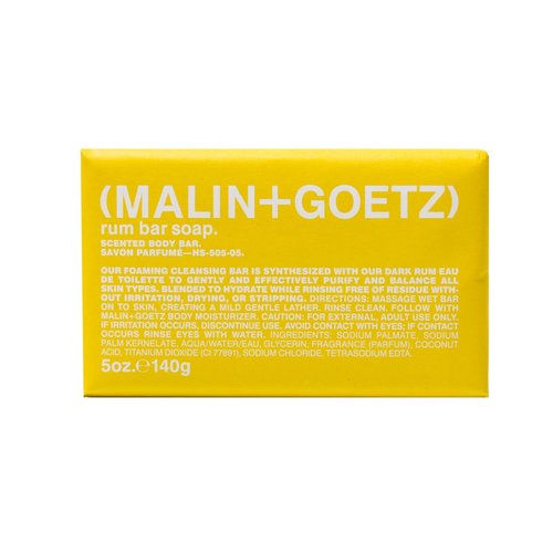 MALIN+GOETZ Rum Bar Soap - Triple-Milled Cleansing Bar with Glycerin | Hydrating + Moisturizing Formula (5 oz.)