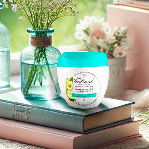 TEATRICAL Face Moisturizer with Avocado & Stem Cells, Moisturizing Face Cream for Women, Hydrating Day Facial Moisturizer, Stem Cell Cream, Skin Care for Face, 7 Oz