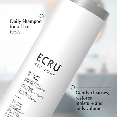 ECRU NEW YORK Sea Clean Shampoo - Nourishing Formula for Healthy Hair | 8.5 Fl Oz
