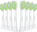 BrightDeal Sonicare Replacement Heads - Compatible with DiamondClean & FlexCare | 8 Pack, White