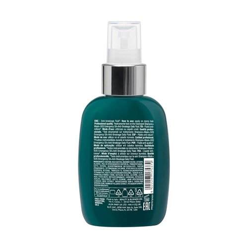 ALFAPARF MILANO Semi Di Lino Reconstruction Daily Fluid - Anti-Breakage Hair Treatment | Heat Protection & Shine (4.23 oz)
