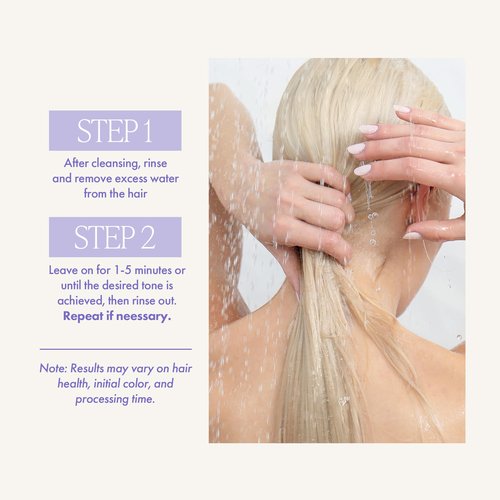 Enjoy Silver Platinum Shampoo, Sulfate-Free Purple Shampoo, Neutralizes Brassy Tones and Maintains Cool Vibrancy for Blonde, Silver, and Gray Hair, pH 4.0-5.0, 10.1 Fl Oz