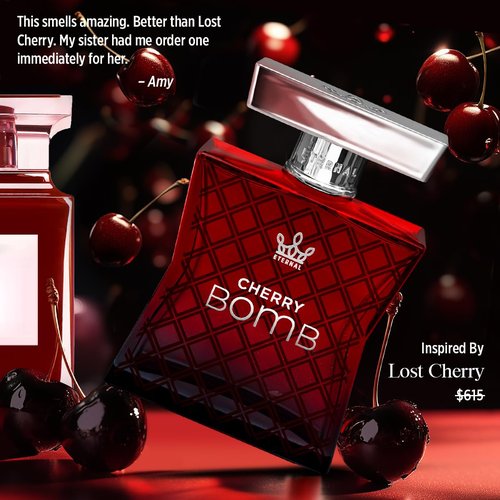 Eternal Fragrance - Eternal Cherry Bomb Eau de Parfum | Long-Lasting Vegan Unisex Perfume - 3.4 oz (100ml)