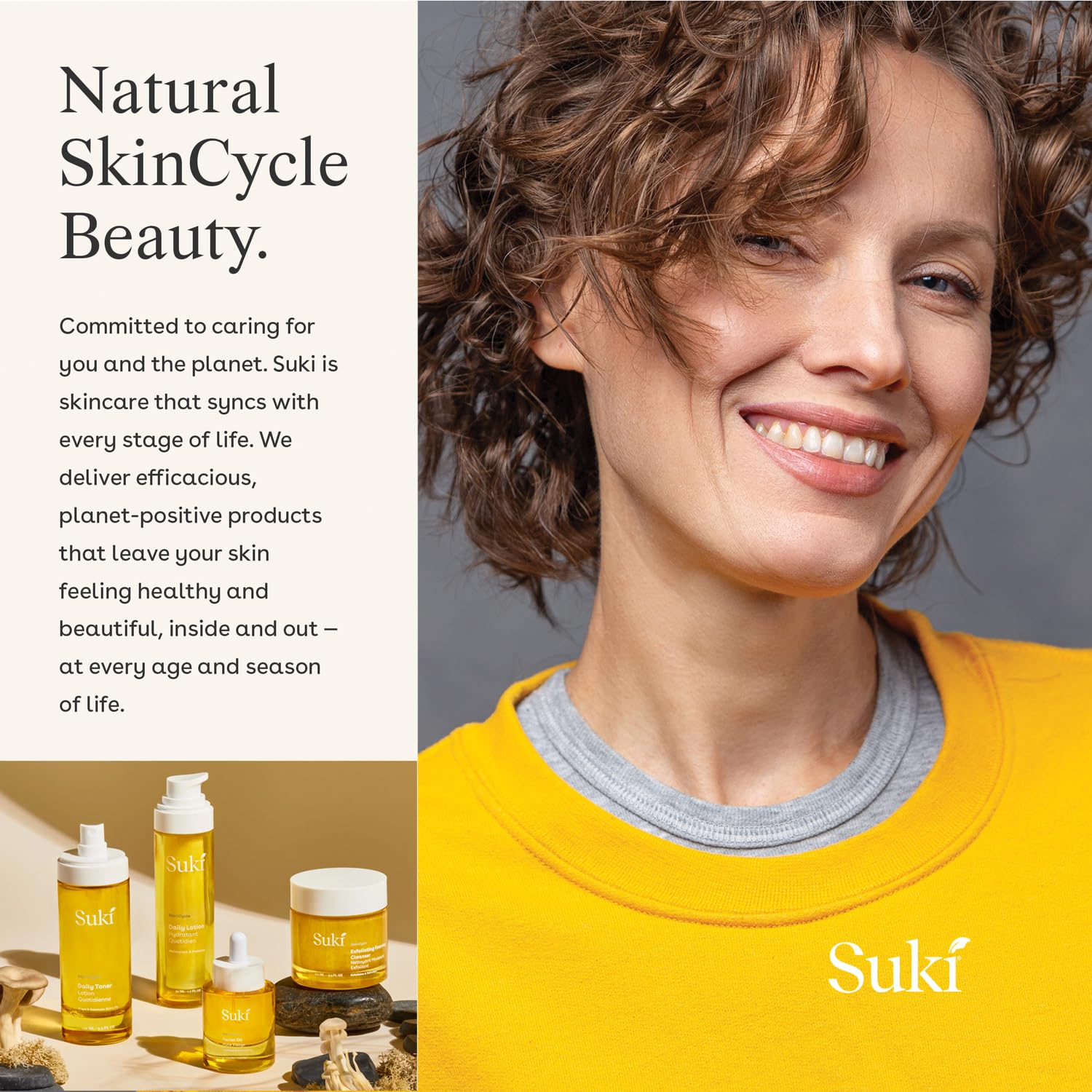 Suki Cleansing Oil - Makeup Remover & Facial Cleanser | Hydrates & Prevents Breakouts - 4 Fl Oz