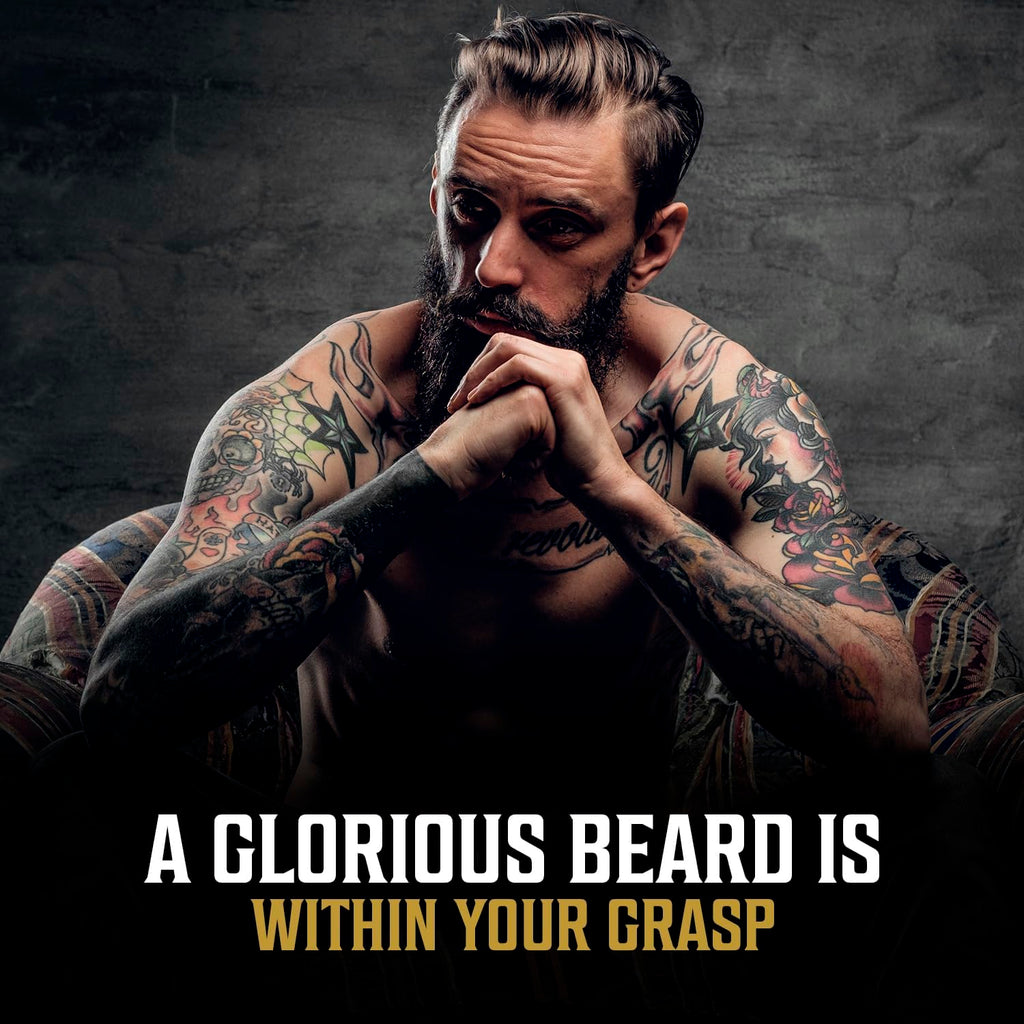 Viking Revolution Sweet Tobacco Beard Oil - Natural Argan & Jojoba Oil Softener | Moisturizes & Strengthens (1 Pack)