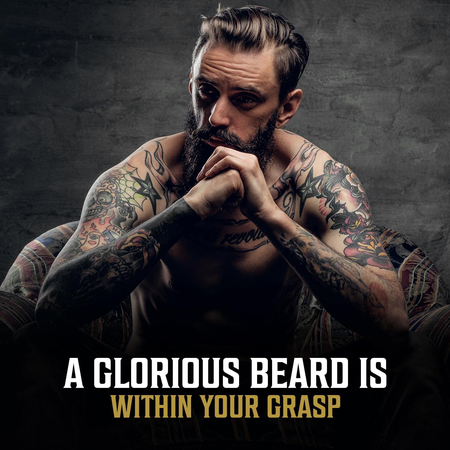 Viking Revolution Sweet Tobacco Beard Oil - Natural Argan & Jojoba Oil Softener | Moisturizes & Strengthens (1 Pack)