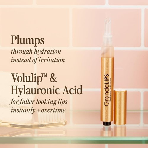 Grande Cosmetics GrandeLIPS Hydrating Lip Plumper - Achieve Fuller, Hydrated Lips Effortlessly