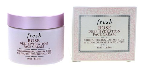 Fresh Rose Deep Hydration Strengthening Face Cream, 1.6 Ounce