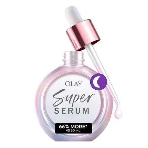 Olay Super Serum Night Repair - Fragrance-Free 5-in-1 Skin Care with Niacinamide & Peptides | 1.7 Oz
