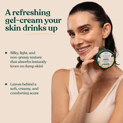 The Body Shop Almond Milk Essentials Set - Shower Cream, Hand Balm & Body Yogurt for Dry Skin