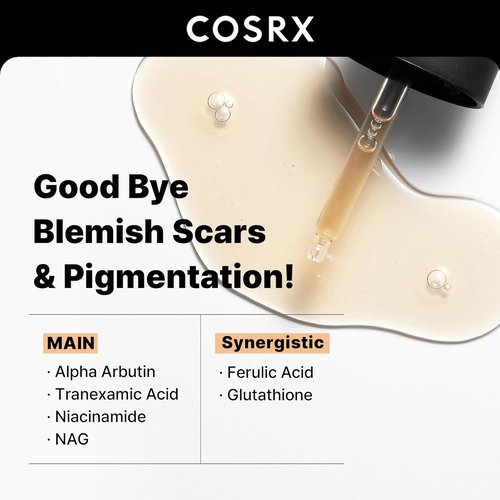 COSRX 2% Alpha Arbutin Face Serum - Dark Spot & Uneven Tone Treatment with Niacinamide, 1.7 fl oz