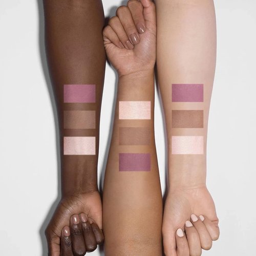 FOCALLURE Blush and Highlighter Palette - 3-in-1 Contour Set with Matte Bronzer & Shimmer Illuminators | #08