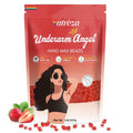 Natreza Hard Wax Beads for Hair Removal, 1lb, Waxing Beads for Facial, Bikini, Brazilian, Armpit, Arms, Legs, Sensitive Skin, Coarse Hair Formula, Wax Beans Refill for Wax Warmers, Red