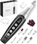 UTILYZE PediLux Pro Professional Manicure Pedicure Kit, Thick Toenail Grinder, Cordless Electric Nail File Drill, Toe Nail for Dremel Tool, Filer, Sander, Remove Callus for Humans, Men, Women, Seniors