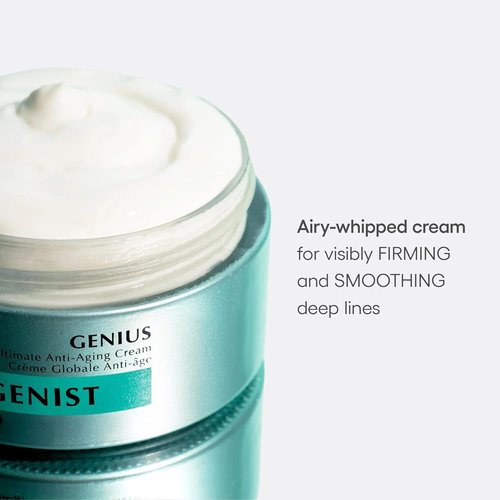 Algenist GENIUS Ultimate Anti-Aging Face Cream - Restores Vegan Collagen for Smooth, Radiant Skin - 1oz