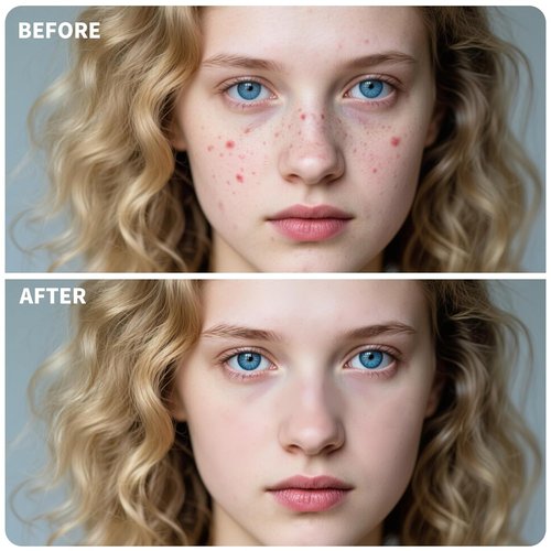 Regine Switzerland Acne Serum Foundation - Salicylic Acid & Vitamin E for Sensitive Skin | Vegan & Non-Comedogenic (Deep-403)