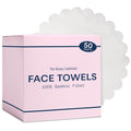 Skinny Confidential Disposable Face Towels - Silky Soft & Highly Absorbent 50 Count - Premium Rayon from Bamboo for Sensitive Skin