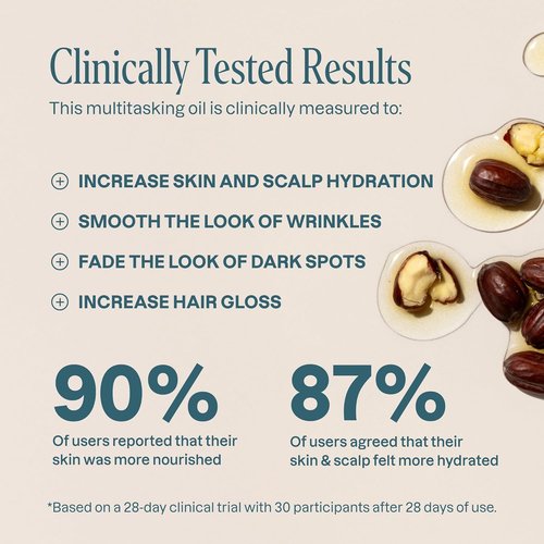 Cliganic Organic Jojoba Oil - 100% Pure Cold Pressed | Moisturizing for Face, Hair & Skin (4oz)
