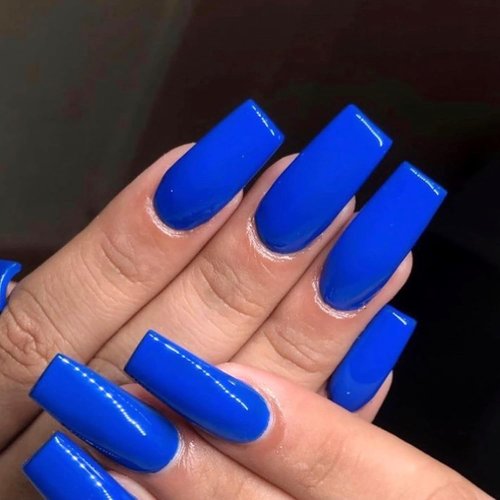 DND Gel Polish Set - Blue Collection | UV/LED Gel Polish & Air Dry Nail Lacquer Duo, 0.5 Fl Oz