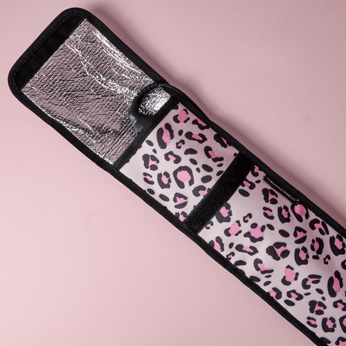 Beachwaver Co. Storage Pouch - Pink Catwalk | Travel-Friendly Hot Tool Bag with Heat-Resistant Lining