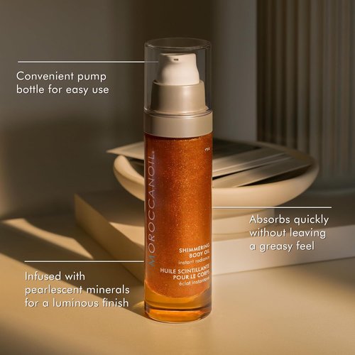 Moroccanoil Shimmering Body Oil - Nourishing Hydration & Radiant Glow | 1.7 Fl. Oz.