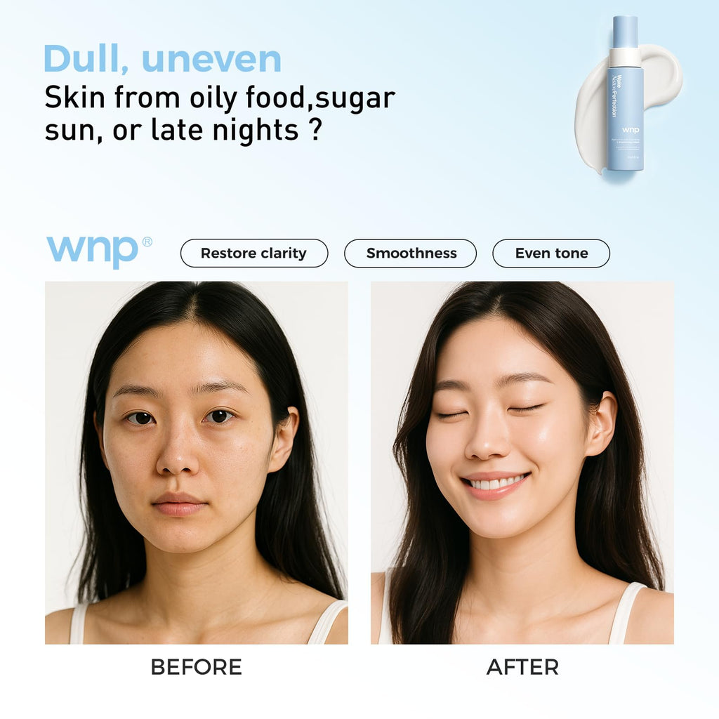 WNP Hyaluronic Acid Hydrating & Brightening Lotion: 4D Hyaluronic Acid, 2% Niacinamide, 377, Vitamin C Deep Moisture & Radiance Boosting Facial Moisturizer Vegan SkinCare for All Skin Types