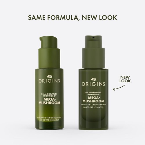 Origins Mega-Mushroom Restorative Skin Concentrate Serum - Reduces Redness & Strengthens Barrier | 1 Fl Oz