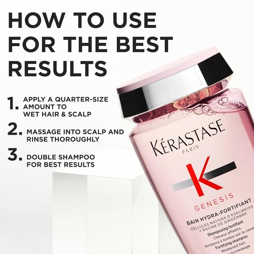 Kerastase Genesis Thermique Blow Dry Primer - Heat Protectant for Weak Hair, Anti-Breakage & Hydrating | 5.1 Fl Oz