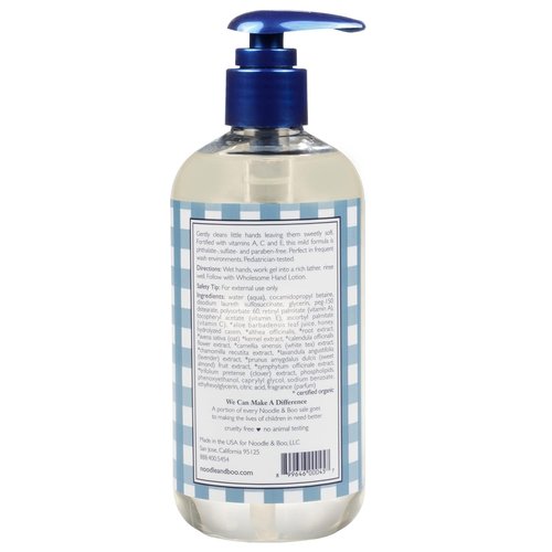 Noodle & Boo Gentle Soap-Free Hand Wash for Babies - Safe & Nourishing Formula