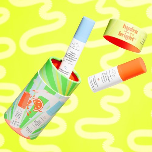 Drunk Elephant Hydra & Bright Duo - C-Firma (9 ml) & B-Hydra (8 ml) - Clean, Cruelty-Free Skincare