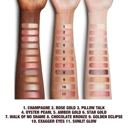 Charlotte Tilbury Eyes to Mesmerize Cream Eyeshadow - Long-Lasting, Water-Infused Metallic Formula - Crease-Resistant Wear