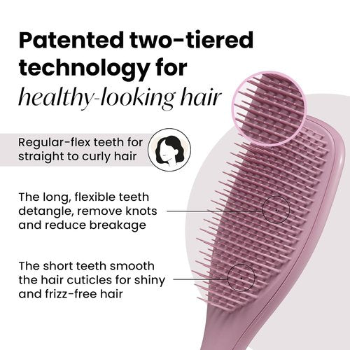 Tangle Teezer Ultimate Detangler Brush - Plant-Based Design for All Hair Types | Earthy Purple