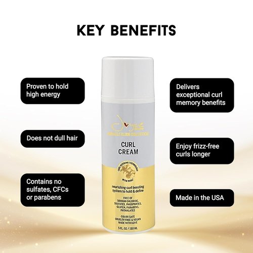 Joyce Giraud Curl Cream - Frizz-Free Flexible Hold & Definition | Nourishing Curl Boosting System, 5 oz