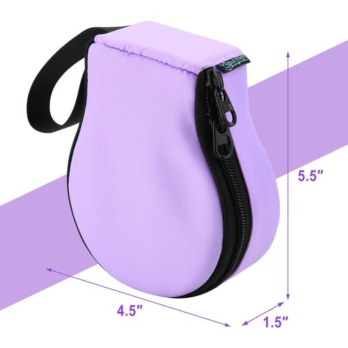 Beautyflier Cute Carry Case Compatible with Blinger Ultimate Set, Protective Carrying Storage Holds Glam Styling Tool Gems, Case Only (Purple)