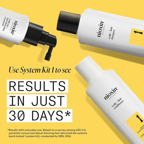 Nioxin System 1 Scalp & Hair Thickening Conditioner - Strengthen Natural Hair with Niacinamide & Biotin | Refreshing Shine