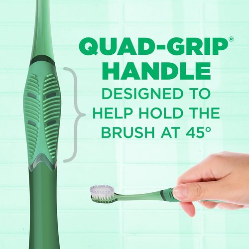 GUM Technique Deep Clean Toothbrush - Compact Head - Soft Toothbrushes for Adults with Sensitive Soft Bristles, 1 Count (Pack of 6)