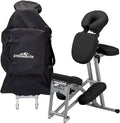 STRONGLITE Portable Massage Chair Ergo Pro II - Ultra-Strong, Lightweight & Foldable Spa Chair with Wheels | Black (600lbs Capacity)