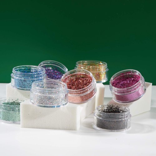 Holographic Glitter Shakers by Moon Glitter – 100% Cosmetic Glitter for Face, Body, Nails, Hair and Lips - 0.17oz - Set of 8 colours