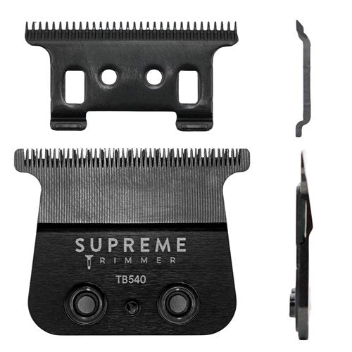 Supreme Trimmer Replacement Deep Tooth T-Blade TB540 | 0 Gap Adjustable, DLC Coated Stainless Steel Trimmer Blade for Recharge ST777