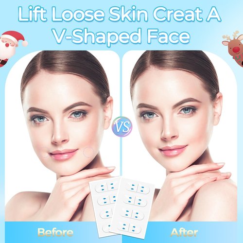Face Lift Tape – 152 PCS Invisible Face Tapes for Instant Lifting & Loose Skin Tightening Strips for Women– Face,Neck,Jowls,Eyes Sagging Skin,Wrinkles & Double Chin – Facial Tape for Wrinkle Patches