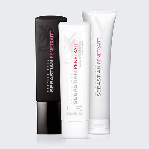 Sebastian Professional Penetraitt Shampoo - Deep Repair & Strengthening Treatment for Damaged Hair