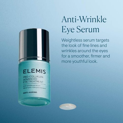 ELEMIS Pro-Collagen Advanced Eye Treatment - Lightweight Anti-Wrinkle Serum for Firm, Smooth Skin | 15ml