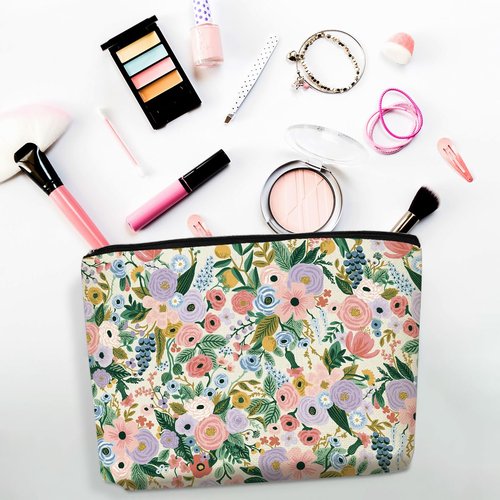 CSHVJ 4PCS Aesthetic Floral Makeup Bags for Women, Cute Flower Aesthetic Cosmetic Bag, Coquette Travel Toiletry Bag, Portable Zipper Pouch Cosmetics Pouch Gifts for Women Girls Friends