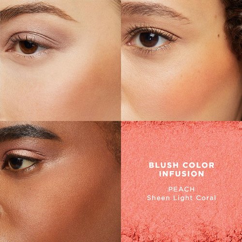 Blush Color Infusion | 10-Hour Wear Pressed Powder Blush for Cheeks - Buildable Formula, 0.2oz
